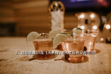 3、現(xiàn)在收藏53度飛天茅臺(tái)，在5年后有沒(méi)有市場(chǎng)？