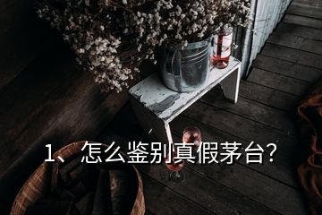 1、怎么鑒別真假茅臺？