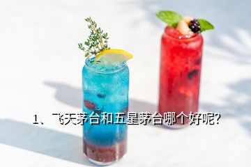 1、飛天茅臺和五星茅臺哪個(gè)好呢？