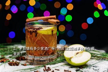 1、茅臺鎮(zhèn)有多少家酒廠呀？他們比國酒茅臺差在哪里呢？