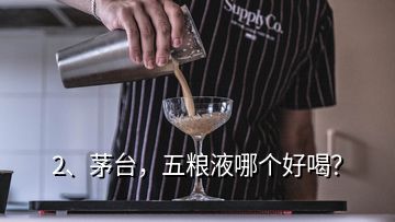 2、茅臺，五糧液哪個好喝？