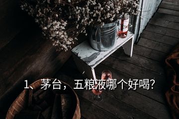 1、茅臺(tái)，五糧液哪個(gè)好喝？