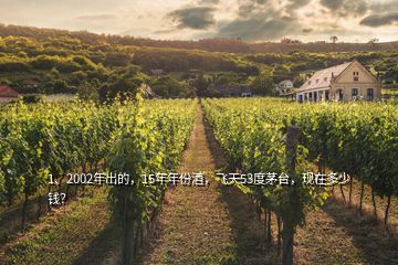 1、2002年出的，15年年份酒，飛天53度茅臺，現(xiàn)在多少錢？