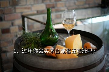 1、過年你會(huì)買茅臺或者五糧液嗎？