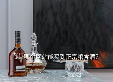 1、哪個網(wǎng)站能買到正宗糧食酒？