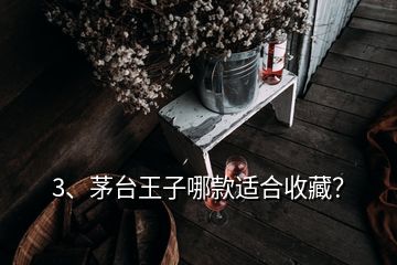 3、茅臺(tái)王子哪款適合收藏？