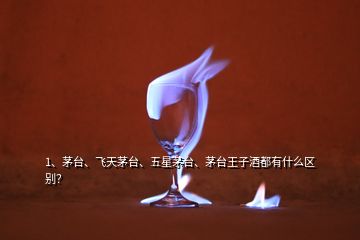 1、茅臺、飛天茅臺、五星茅臺、茅臺王子酒都有什么區(qū)別？