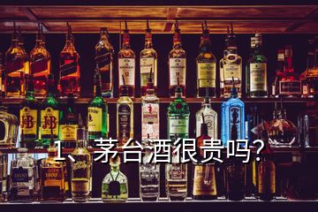 1、茅臺(tái)酒很貴嗎？