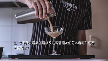 3、關(guān)于開發(fā)酒集團酒以及貼牌酒酒友們怎么看呢？值不值得購買？