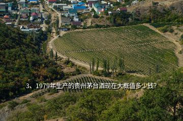 3、1979年生產(chǎn)的貴州茅臺酒現(xiàn)在大概值多少錢？