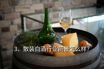 3、散裝白酒行業(yè)前景怎么樣？