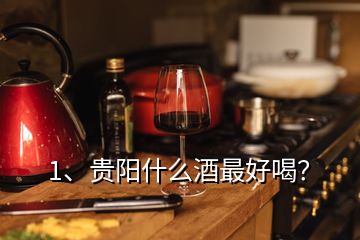 1、貴陽(yáng)什么酒最好喝？