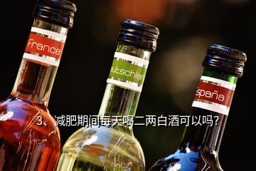 3、減肥期間每天喝二兩白酒可以嗎？