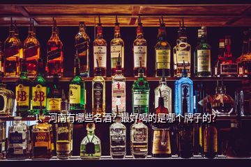 1、河南有哪些名酒？最好喝的是哪個(gè)牌子的？