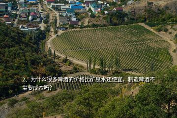 2、為什么很多啤酒的價(jià)格比礦泉水還便宜，制造啤酒不需要成本嗎？