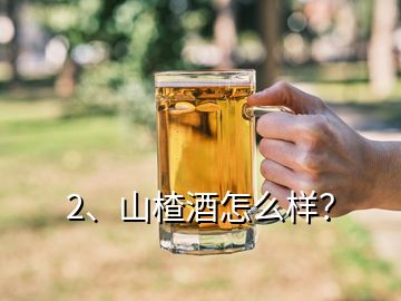 2、山楂酒怎么樣？