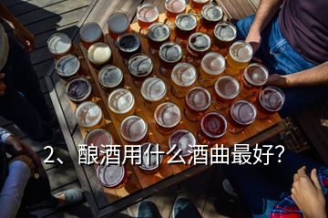 2、釀酒用什么酒曲最好？