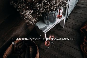 1、小型釀酒設(shè)備靠譜嗎？白酒怎樣儲(chǔ)存才能保存十幾年？