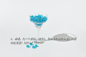 2、螺鯉，九一八野戰(zhàn)，速攻2，我從沒釣到什么魚，問題出在哪里？為什么？