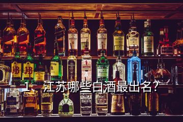 1、江蘇哪些白酒最出名？