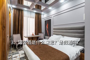 3、罐裝酒是什么意思？是假酒嗎？