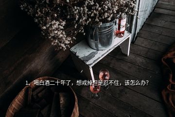 1、喝白酒二十年了，想戒掉但是忍不住，該怎么辦？