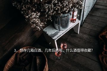 3、想存幾箱白酒，幾年后再喝，什么酒值得收藏？