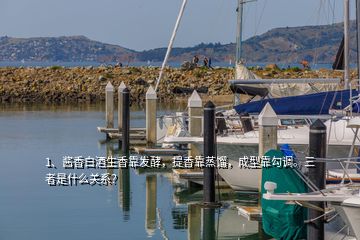 1、醬香白酒生香靠發(fā)酵，提香靠蒸餾，成型靠勾調(diào)。三者是什么關(guān)系？