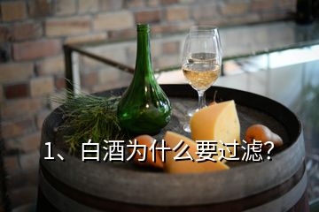 1、白酒為什么要過濾？