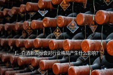 1、白酒新國標(biāo)會對行業(yè)格局產(chǎn)生什么影響？