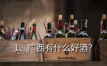 1、廣西有什么好酒？