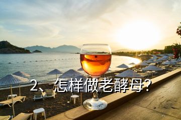 2、怎樣做老酵母？