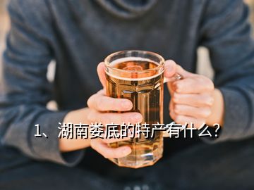 1、湖南婁底的特產(chǎn)有什么？