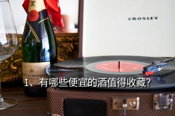 1、有哪些便宜的酒值得收藏？