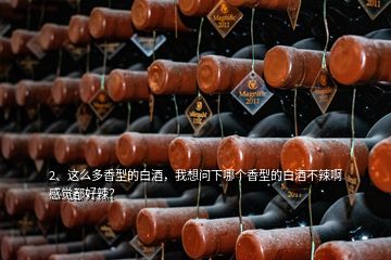 2、這么多香型的白酒，我想問下哪個(gè)香型的白酒不辣啊感覺都好辣？