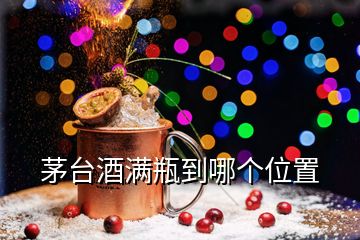 茅臺(tái)酒滿瓶到哪個(gè)位置