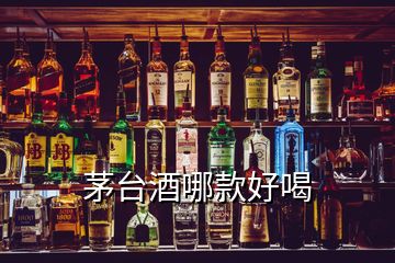 茅臺(tái)酒哪款好喝