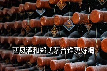 西鳳酒和鄭氏茅臺(tái)誰(shuí)更好喝