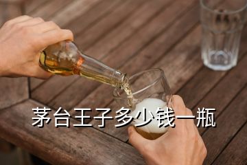 茅臺(tái)王子多少錢一瓶