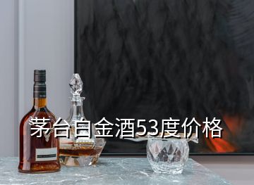 茅臺(tái)白金酒53度價(jià)格