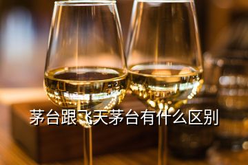 茅臺跟飛天茅臺有什么區(qū)別