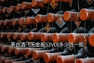 茅臺酒飛天金醬53VOl多少錢一瓶