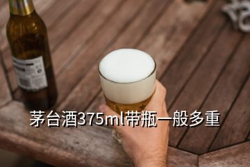 茅臺(tái)酒375ml帶瓶一般多重