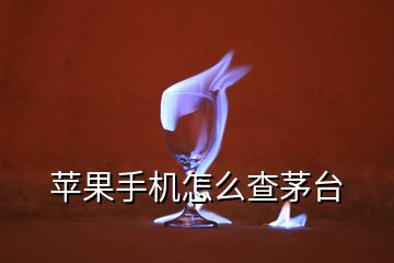 蘋果手機(jī)怎么查茅臺(tái)