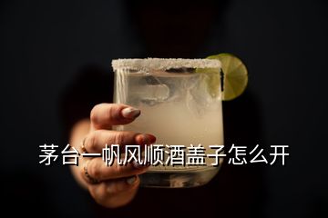 茅臺一帆風(fēng)順酒蓋子怎么開