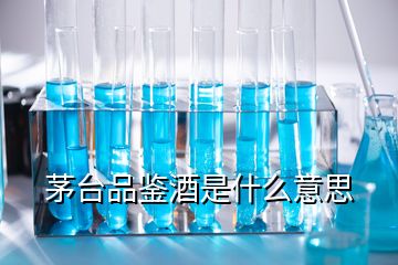 茅臺(tái)品鑒酒是什么意思