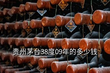 貴州茅臺(tái)38度09年的多少錢