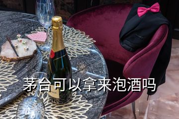 茅臺(tái)可以拿來(lái)泡酒嗎