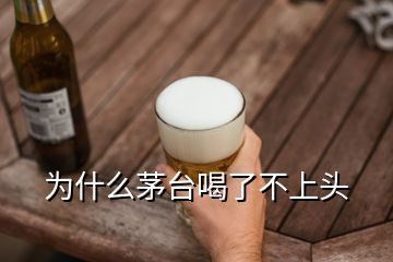 為什么茅臺(tái)喝了不上頭