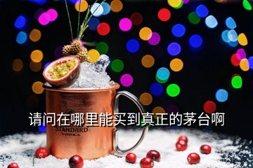 請(qǐng)問(wèn)在哪里能買到真正的茅臺(tái)啊